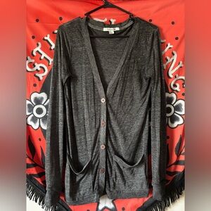 Forever 21 Charcoal Cardigan